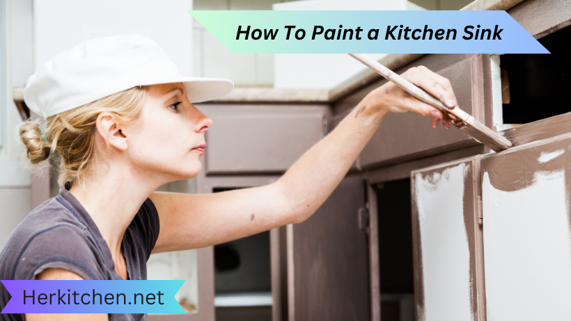 How To Paint a Kitchen Sink
