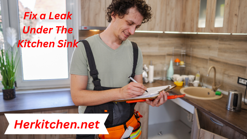 Fix a Leak Under The Kitchen Sink 